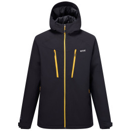 Regatta Highton Stretch Padded Jacket férfi télikabát fekete/sárga Black(Sunst)