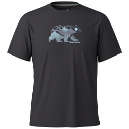 Smartwool Bear View Short Sleeve Graphic Tee póló fekete BLACK