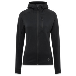 Black Diamond Coefficient Fleece Hoody női funkcionális pulóver fekete