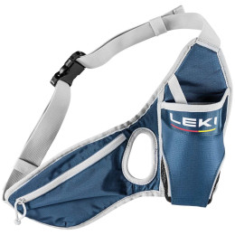 Leki Drinkbelt övtáska futóknak kék/fehér dark denim-poppy red-dawn blue