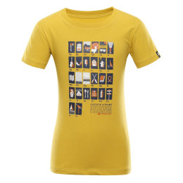 Gyerek póló Alpine Pro Epono sárga