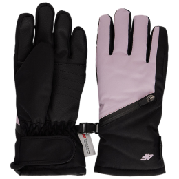 4F Gloves Fnk U231 Light Violet gyerek kesztyű fekete/lila Light Violet