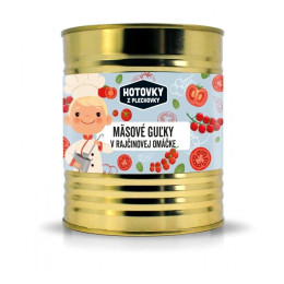 Hotovky z plechovky Húsgombócok paradicsomszószban 800g főétel