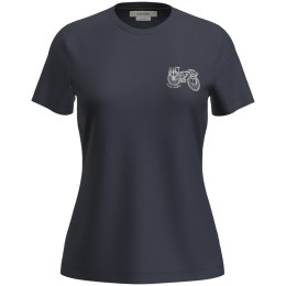 Icebreaker W Mer 150 Tech Lite SS Tee Adventure Rid női funkcionális felső sötétkék Midnight Navy