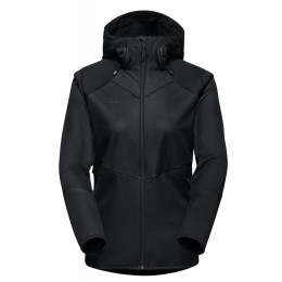 Mammut Ultimate VI SO Hooded Jacket Women női dzseki fekete Black