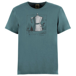 E9 Moka férfi póló kék/szürke