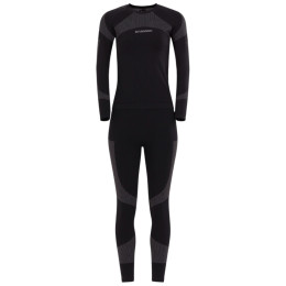 Fundango Seamless Baselayer Set női thermo ruházat fekete black