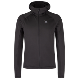 Montura Fadis Grid Hooded Maglia férfi funkcionális pulóver fekete Black