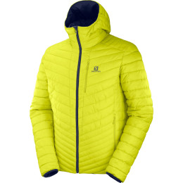 Férfi kabát Salomon Drifter Loft Hoodie zöld/kék