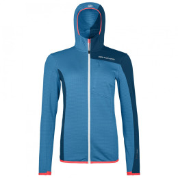 Ortovox W's Fleece Light Grid Hooded Jacket női pulóver