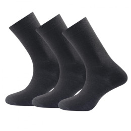 Zokni Devold Daily light sock 3PK fekete