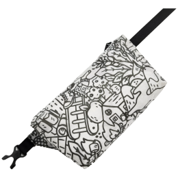 High Tail Designs Fanny Pack The Vague Outdoors övtáska fehér/fekete The Vague Outdoors