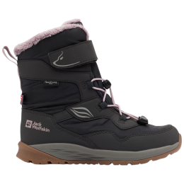 Jack Wolfskin Polar Bear-G Texapore High Vc K - Phantom gyerek téli cipő fekete/rózsaszín phantom