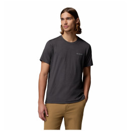 Columbia Parsons Point™ SS Back Graphic Tee férfi póló fekete Black Heather, Splatter Gem