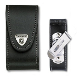 Victorinox Kés tok 91mm-es kapoccsal késtartó tok klippel fekete