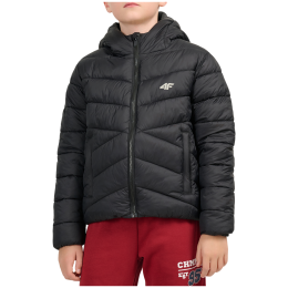 4F Down Jacket M0913 Deep Black fiú télikabát fekete Deep Black