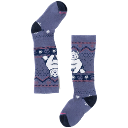 Smartwool Kids' Wintersport Full Cushion Polar Bear zokni kék
