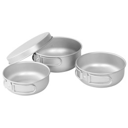 Easy Camp Adventure Ultra Light Cook Set edénykészlet ezüst Silver