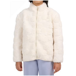 4F Fleece F494 Off White gyerek pulóver fehér Off White