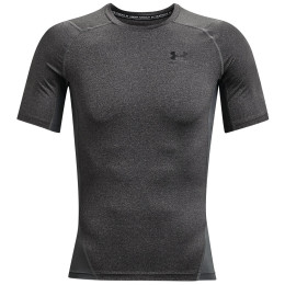 Under Armour HG Armour Comp SS férfi funkcionális póló sötétszürke CarbonHeather/Black