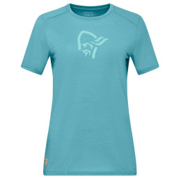 Norrona femund equaliser merino T-shirt női póló világoskék Brittany Blue