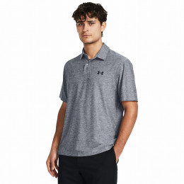 Under Armour T2G Polo férfi funkcionális póló szürke Steel/Black