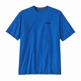 Patagonia P-6 Logo Responsibili Tee férfi póló kék P-6 Outline: Vessel Blue