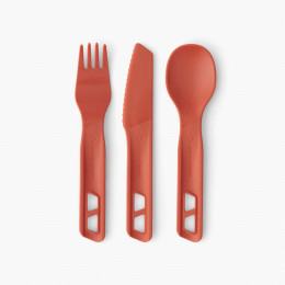 Sea to Summit Passage Cutlery Set 3 Piece evőeszköz készlet piros