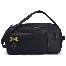 Under Armour Contain Duo SM BP Duffle utazótáska fekete Black/Metallic Gold