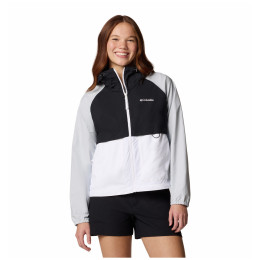 Columbia Spire Valley™ Windbreaker női dzseki fehér White, Black, Cirrus Grey