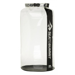 Vízhatlan táska Sea to Summit Stopper Clear Dry Bag 65L fekete black