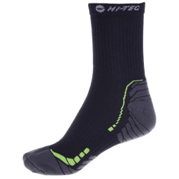 Zokni Hi-Tec Ranas fekete BLACK/DARK GREY/APPLE GREEN