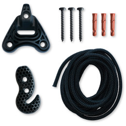 Hinta rögzítő La Siesta Universal Rope fekete