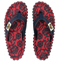 Flip-flop Gumbies Islander Flip-Flops - Red & Blue Rose