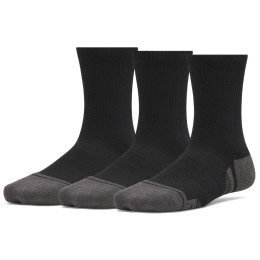Under Armour New Y UA Perf Tech 3Pk Crw Ultimate Black zokni