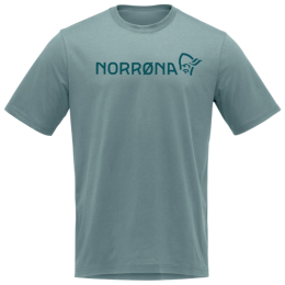 Norrona 29 cotton Norrøna viking T-shirt férfi póló világoskék Trooper