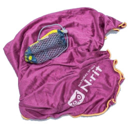 Törülköző N-Rit Super Light Towel L rózsaszín purple