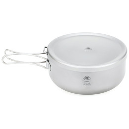 Robens Ori Titanium Pot with Plate Lid csajka ezüst