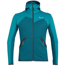 Férfi pulóver Salewa Puez Melange PL M FZ HDY sötétkék