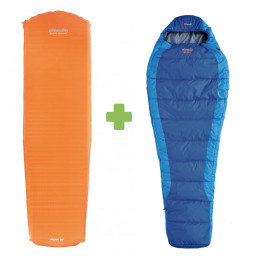 Pinguin Set spacáku Savana 185 a karim szett kék