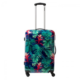 Gurulós bőrönd Elbrus Fuerta 40l zöld/piros