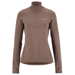 Craft Gain Thermal Midlayer 2 W női funkcionális pulóver barna Brown
