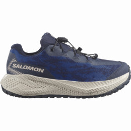 Salomon Aero Grvl Wp J Maritime Blue-Silver Cloud-Bluing gyerek cipő