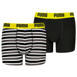 Puma Everyday Striped Boxers 2P fiú boxeralsó