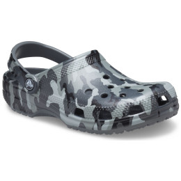 Crocs Classic Printed Camo Clog papucs szürke/fekete