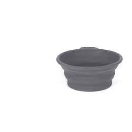 Mountain Paws Collapsible Silicone Dog Bowl kutyatál szürke Grey