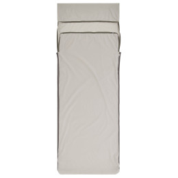 Sea to Summit Silk Blend Sleeping Bag Liner - Rectangular w/ Pillow Sleeve hálózsák bélés világosszürke Moonstruck Grey