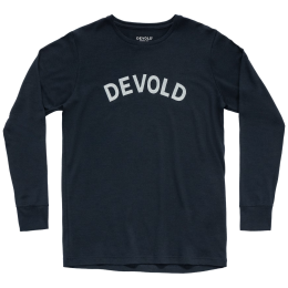 Devold Classic Legacy Ls Man férfi funkcionális póló fekete Ink