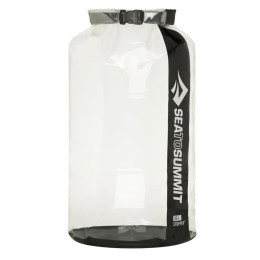Vízhatlan zsák Sea to Summit Stopper Clear Dry Bag 35L fekete black