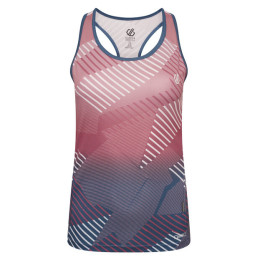 Női biciklis top Dare 2b AEP Prompt Vest rózsaszín/kék